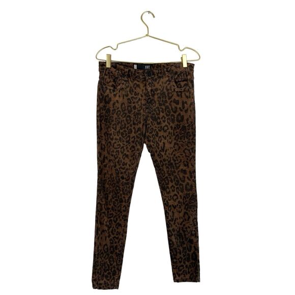 Kut From‎ The Kloth Connie High Rise Ankle Skinny Jeans  Leopard Stretch 6 623 - Picture 1 of 8